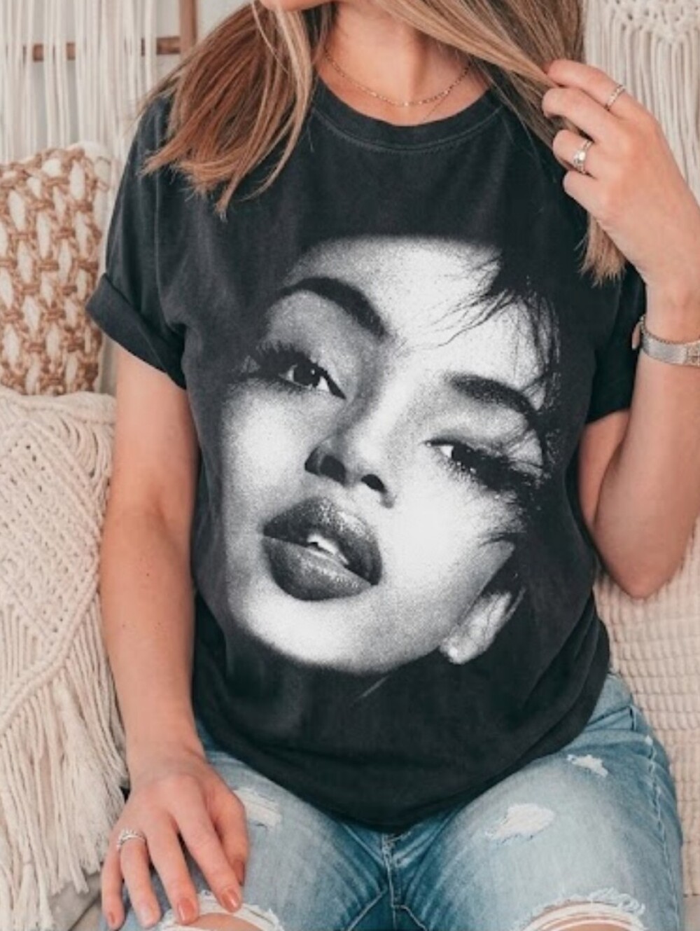 Official Sade Diamond Life T Shirt Medium Bravado Black Graphic Unisex Big Face